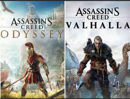 Assassins Creed: Вальгалла и Одиссея (2 в 1) аренда аккаунта для PS4/PS5